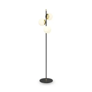 Značkový MAYTONI NOSTALGIA, STOJACÍ LAMPA, ZLATÁ 1xE14