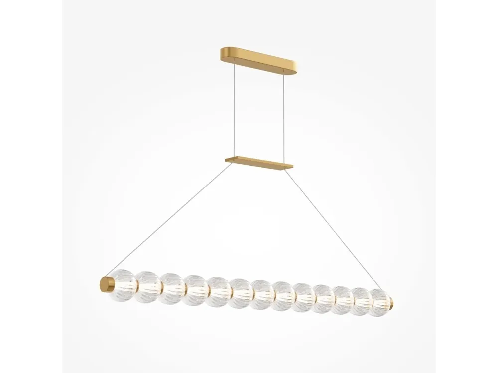 Dokud Zásoby Vydrží MAYTONI AMULET, DESIGNOVÉ ZÁVĚSNÉ SVÍTIDLO, ZLATÁ 22W 3000K