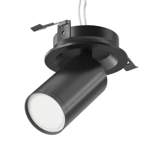 MAYTONI FOCUS S, ZAPUŠTĚNÉ SVÍTIDLO, ČERNÁ 1xGU10 Horká Nabídka