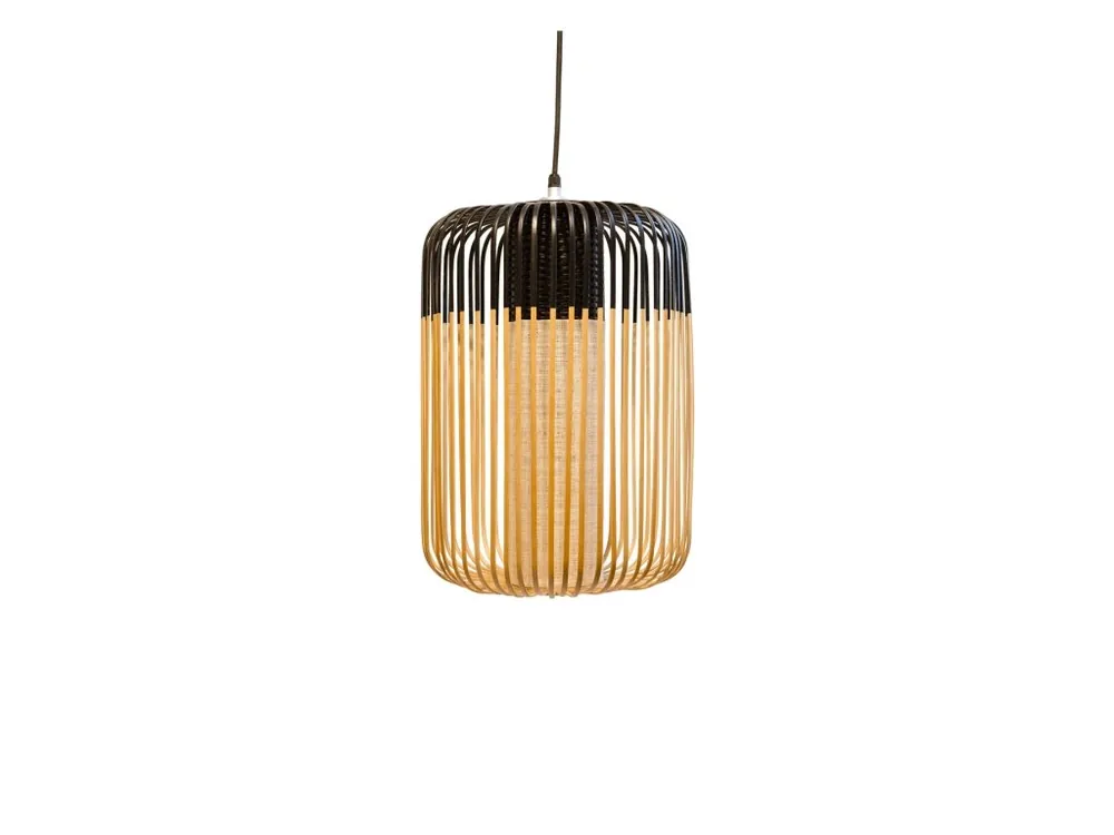 FORESTIER BAMBOO LIGHT L, ZÁVĚSNÉ SVÍTIDLO, ČERNÁ 1xE27 Super Cena