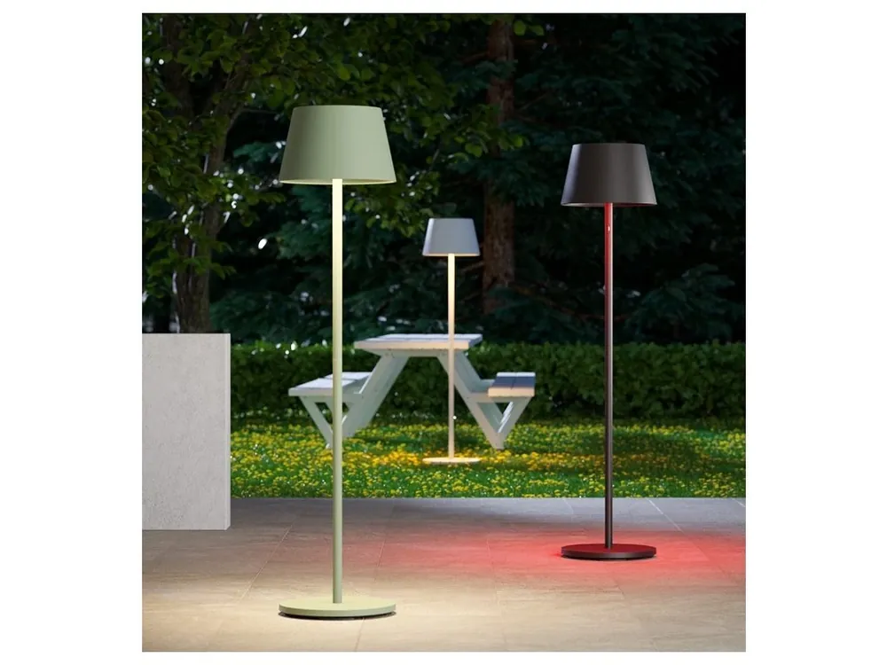 REDO GROUP TESEO, VENKOVNÍ STOJACÍ LAMPA, 10W 3CCT+RGB Nejlepší Volba