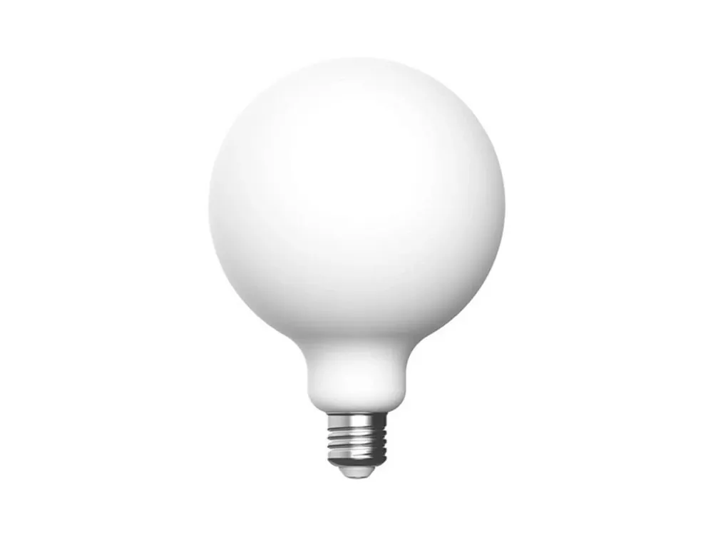 Stmívatelná mléčná žárovka - Porcelain Effect, G125, 7,2W E27 (mléčná) Ověřený