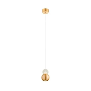 Originální REDO GROUP AOBA LED 8W, ZÁVĚSNÉ SVÍTIDLO, ZLATÁ 3000K