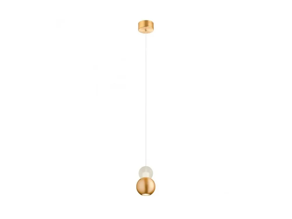 Originální REDO GROUP AOBA LED 8W, ZÁVĚSNÉ SVÍTIDLO, ZLATÁ 3000K