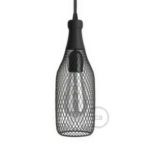 CREATIVE CABLES - Magnum stínidlový rám ve tvaru lahve (černá, bílá) Speciální Cena