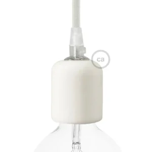Odeslání Ihned CREATIVES CABLES - Keramická objímka E27 (bílá, černá, šedá, krémová)