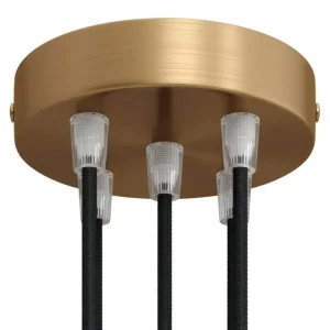 CREATIVE CABLES - Kovová stropní rozeta 5 (matný-chrom, bronz, měď) Nejprodávanější