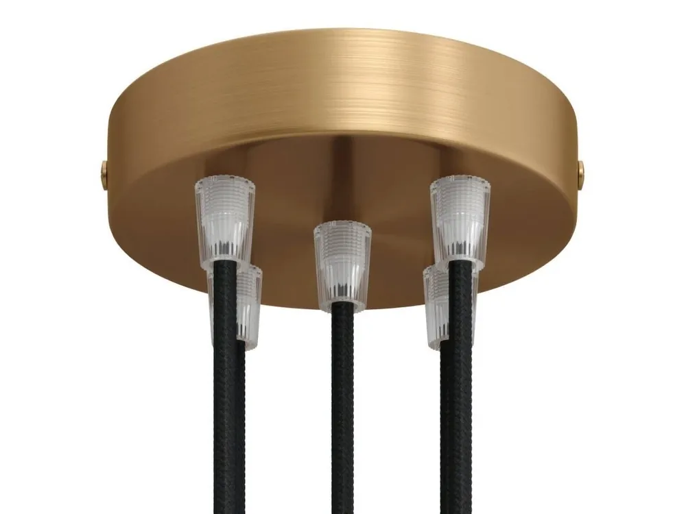CREATIVE CABLES - Kovová stropní rozeta 5 (matný-chrom, bronz, měď) Nejprodávanější