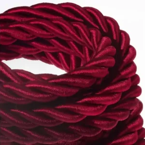 Cenový Hit CREATIVE CABLES - 2XL Elektrický kabel 3x0,75 potažený textilií, průměr 24 mm (bordon)