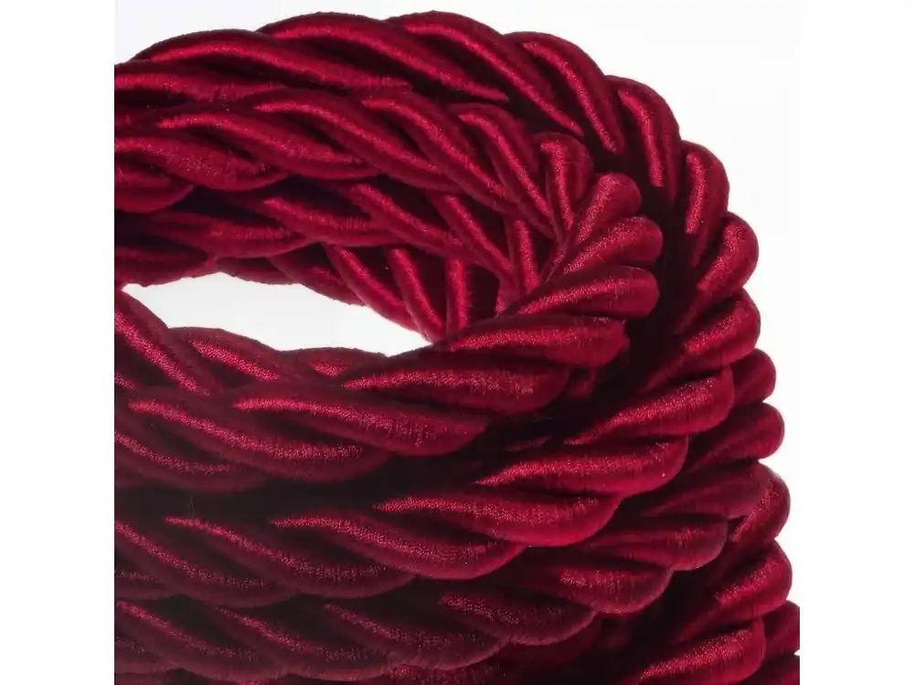Cenový Hit CREATIVE CABLES - 2XL Elektrický kabel 3x0,75 potažený textilií, průměr 24 mm (bordon)