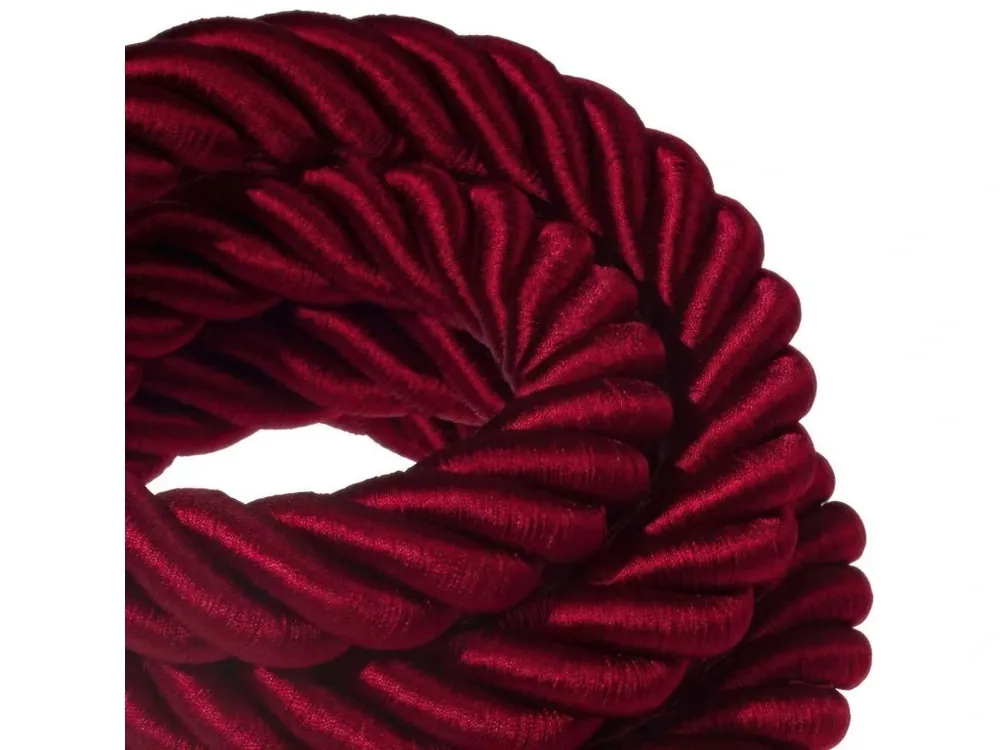 Přímo Od Výrobce CREATIVE CABLES - 3XL Elektrický kabel 3x0,75 potažený textilií, průměr 30 mm (bordon)