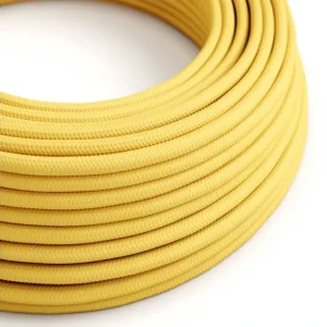Výprodej Hedvábný textilní elektrický kabel RM10 (žlutá)