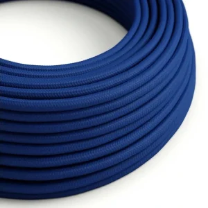 Hedvábný textilní elektrický kabel RM12 (modrá) Top Prodej