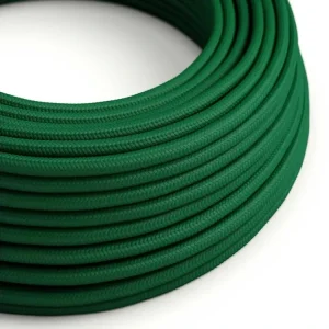 Hedvábný textilní elektrický kabel RM21 (zelená) Akční Nabídka