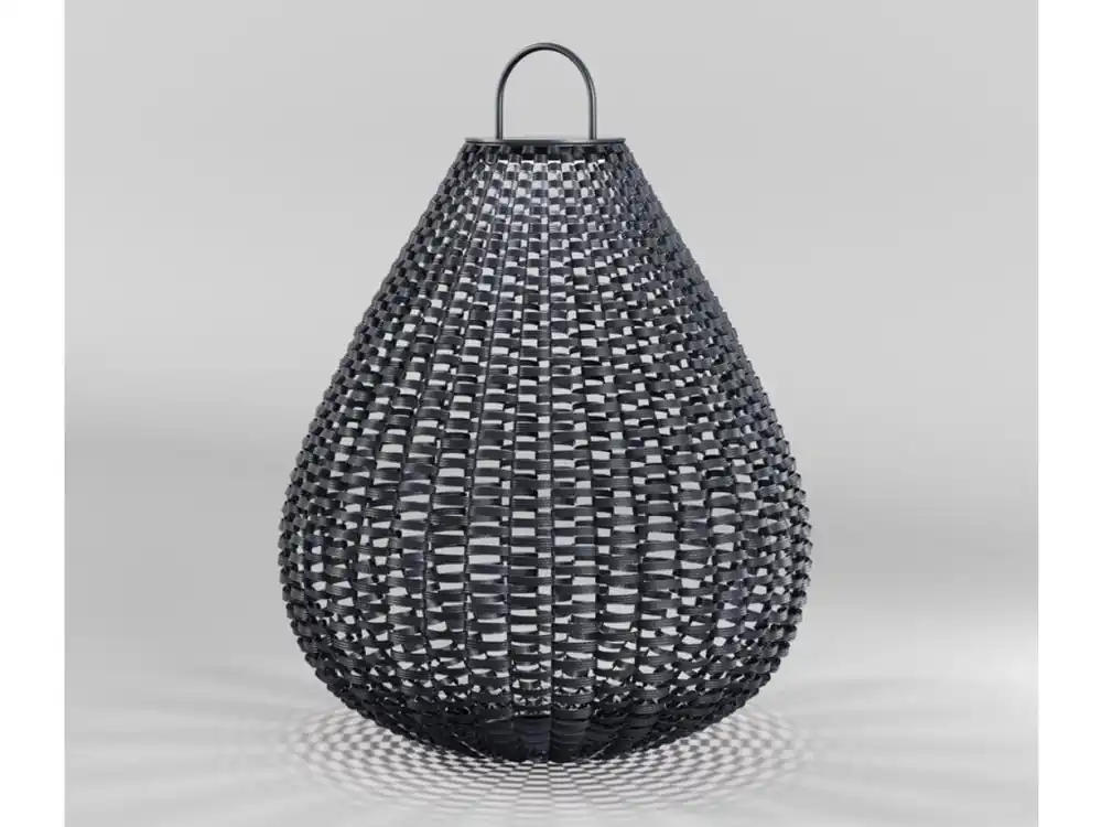 MAYTONI PLET, DEKORATIVNÍ ZAHRADNÍ SVÍTIDLO LED 5W, ČERNÁ RATAN 45CM, IP65 Originální