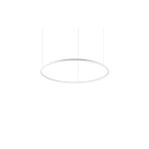 LED Závěsné svítidlo Ideal Lux ORACLE SLIM D90 ROUND WH 4000K 269870 51W 4280lm 4000K IP20 90cm bílé - IDEALLUX Vysoce Kvalitní