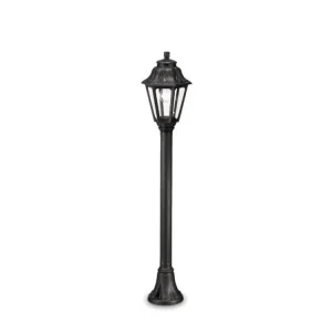 Hit Sezóny Venkovní sloupek Ideal Lux Anna PT1 small nero 101514 bílý IP44 - IDEALLUX