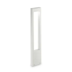 Časově Omezené Venkovní sloupkové svítidlo Ideal Lux Vega PT1 bianco 136035 bílé - IDEALLUX