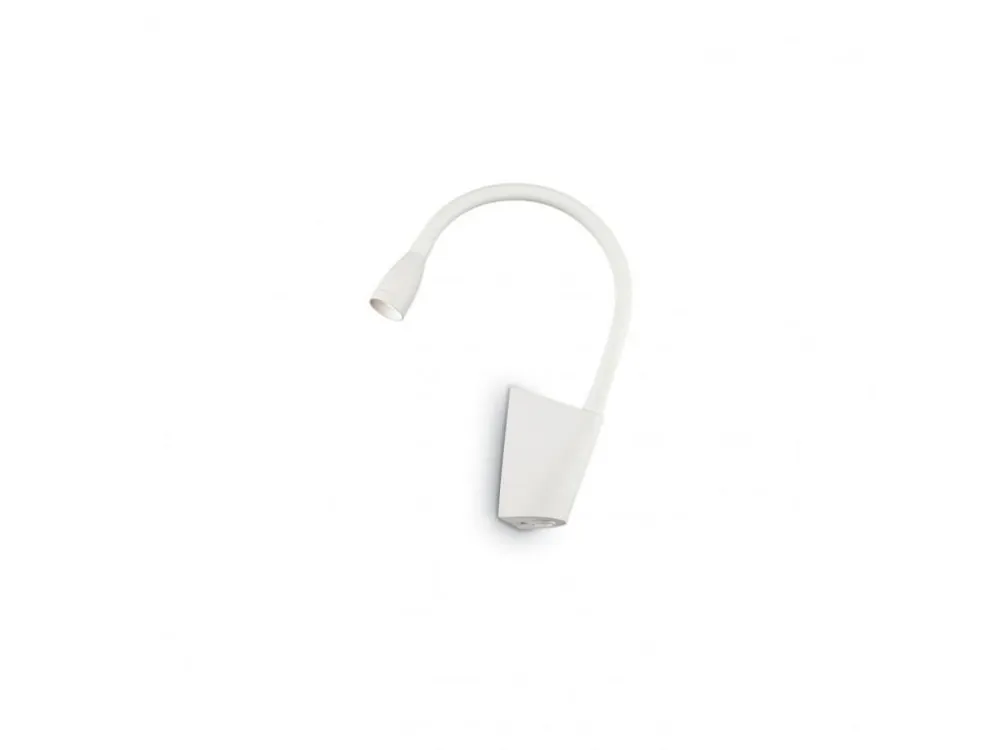Poslední Šance LED Nástěnná lampička Ideal Lux Goose AP1 bianco 142708 bílá - IDEALLUX