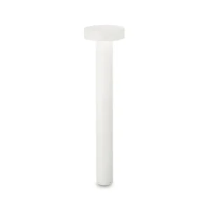 Vrácení Zdarma Venkovní sloupkové svítidlo Ideal Lux Tesla PT4 Big bianco 153179 bílé 80cm IP44 - IDEALLUX