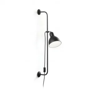 Nástěnná lampa Ideal Lux Shower AP1 nero 179643 černá - IDEALLUX Vrácení Zdarma