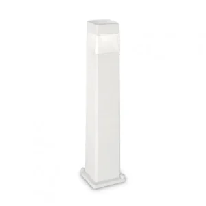 Expresní Doručení Venkovní sloupkové svítidlo Ideal Lux Elisa PT1 big bianco 187877 80cm bílé - IDEALLUX