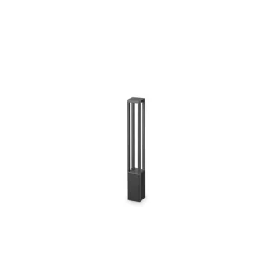 LED Venkovní sloupkové svítidlo Ideal Lux TIFONE-1 PT 250953 8,5W 720lm 3000K IP65 65,5cm antracitové - IDEALLUX Autentický