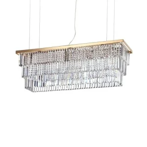 Závěsné svítidlo Ideal Lux Martinez SP8 oro 213583 8x40W 103cm zlaté - IDEALLUX Dokud Zásoby Vydrží