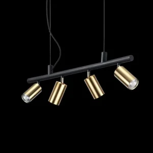 DYNAMITE SP4 OTTONE SATINATO - IDEALLUX Super Cena