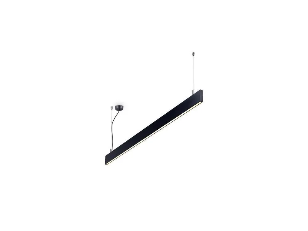 Tovární Cena LED Závěsné svítidlo Ideal Lux LINUS SP BK 4000K 268217 34W 3850lm 4000K IP20 120cm černé stmívatelné - IDEALLUX