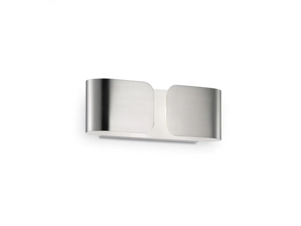 Hit Sezóny Nástěnné svítidlo Ideal Lux Clip AP2 mini cromo 049229 chromové 25cm - IDEALLUX