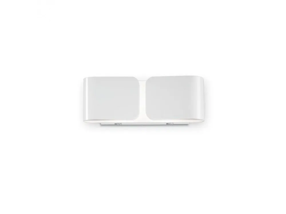 Novinka Nástěnné svítidlo Ideal Lux Clip AP2 mini bianco 049236 bílé 25cm - IDEALLUX