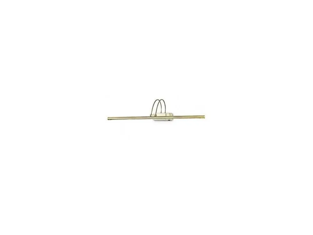 LED Nástěnné svítidlo Ideal Lux Bow AP114 ottone satinato 121130 mosazné 76cm - IDEALLUX Sezónní Sleva