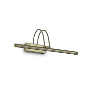 LED Nástěnné svítidlo Ideal Lux Bow AP66 brunito 121161 bronzové 46cm - IDEALLUX Dokud Zásoby Vydrží