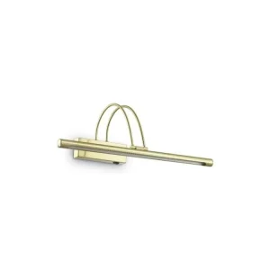 Akční Nabídka LED Nástěnné svítidlo Ideal Lux Bow AP66 ottone satinato 121178 mosazné 46cm - IDEALLUX