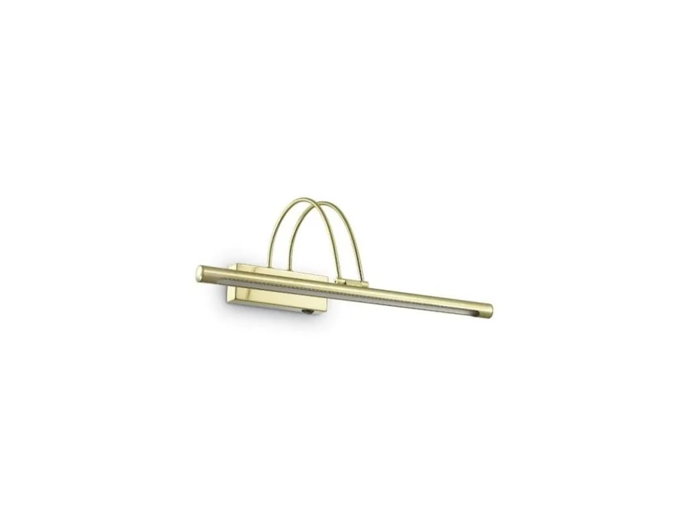 Akční Nabídka LED Nástěnné svítidlo Ideal Lux Bow AP66 ottone satinato 121178 mosazné 46cm - IDEALLUX