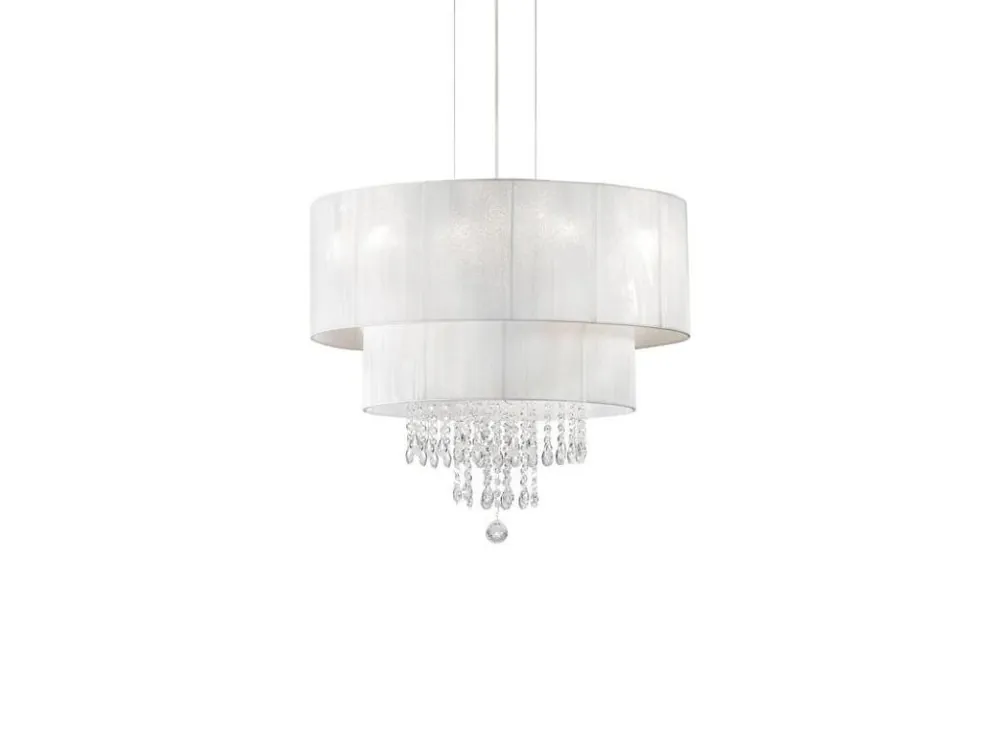 Vysoce Kvalitní Závěsné svítidlo Ideal Lux Opera SP4 bianco 182179 bílé 50cm - IDEALLUX