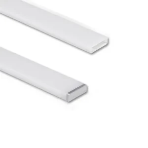 Přisazený hliníkový profil PBA, 17x5mm, včetně mléčného difuzoru, 1m Nejlepší Volba