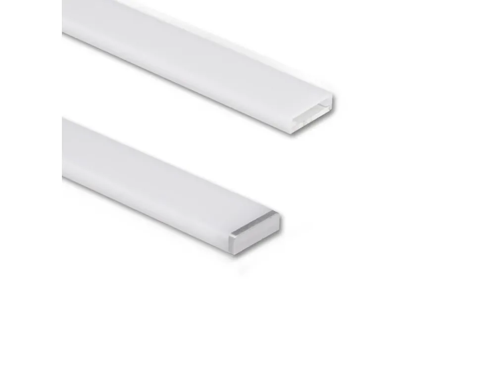 Přisazený hliníkový profil PBA, 17x5mm, včetně mléčného difuzoru, 1m Nejlepší Volba