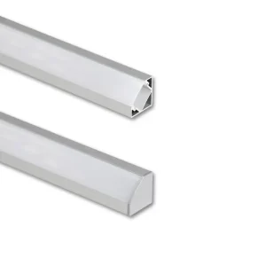 Rohový hliníkový profil RT2, 18x18mm, včetně mléčného difuzoru, 1m Hit Sezóny