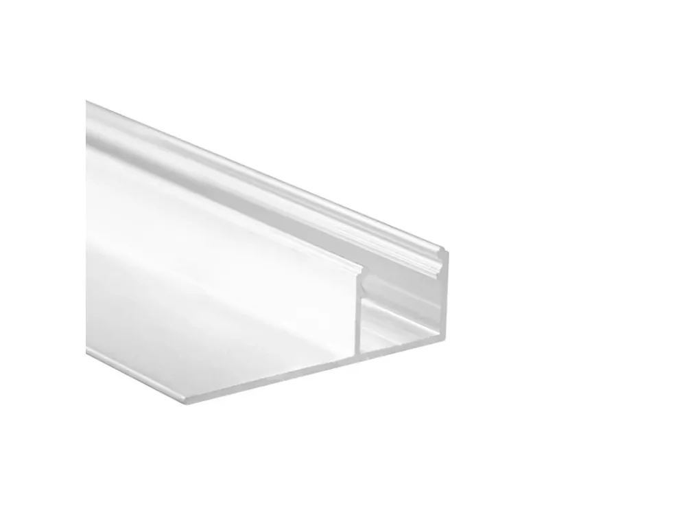 Hliníkový profil pro sádrokartony AW 47x15 mm včetně mléčného difuzoru 300cm Nejlepší Volba