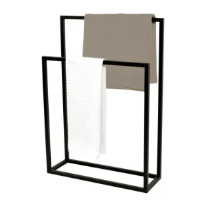 Stojan na ručníky TOWEL 2 černý KS-10/85x60x20 cm Expresní Doručení