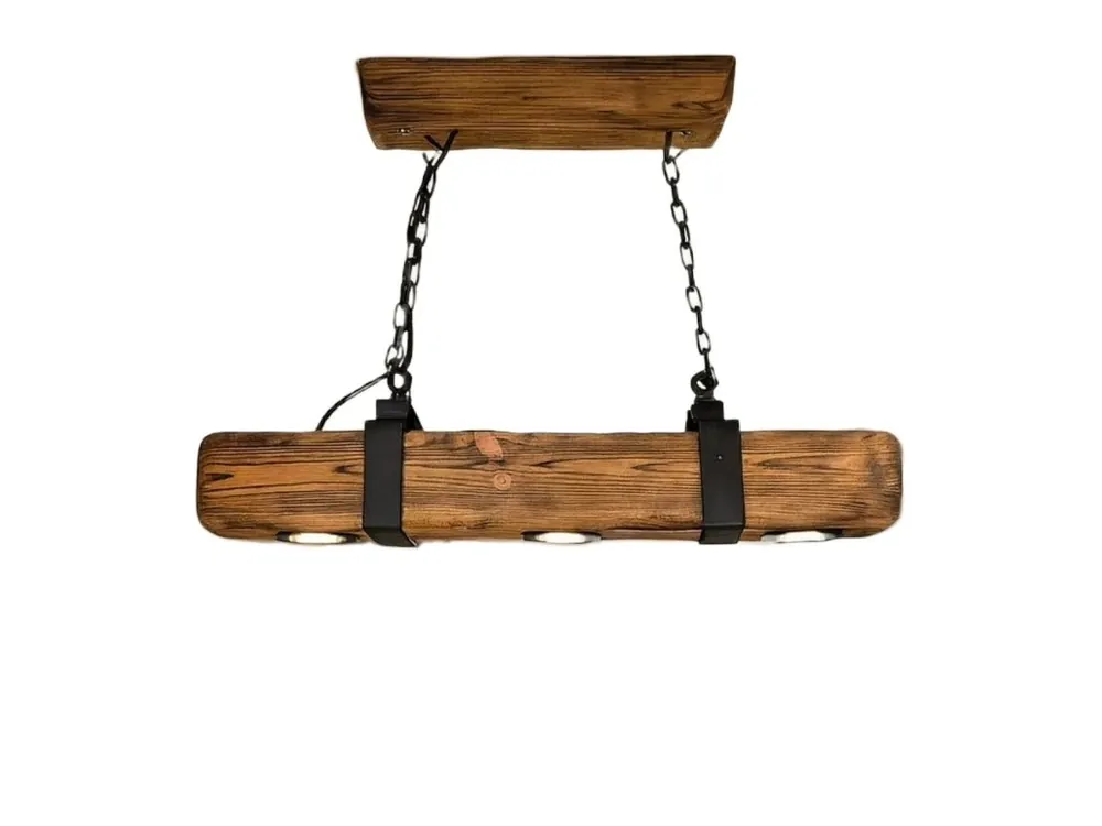 Přímo Od Výrobce Lustr z trámu WOOD 70 cm 3xGU10