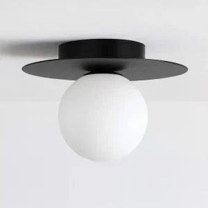 Černé stropní svítidlo koule ROBIN K-5437 1×G9 Nová Kolekce