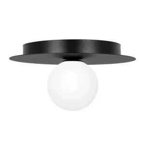 Černé stropní svítidlo koule ROBIN K-5438 1×G9 Časově Omezené