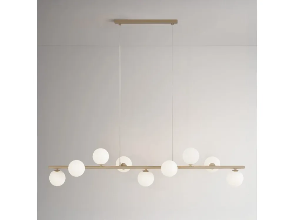 Lustr do obýváku ARDI béžová barva K-5843 9×G9/119 cm Objednat Nyní
