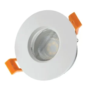 Bodovka do koupelny IP65 FIALE/GU10 bílá barva 83×51 mm Poslední Šance
