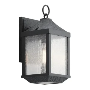 Akce Elstead SPRINGFIELD S černá venkovní lucerna IP44/1×E27/34 cm
