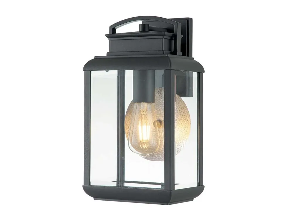 Venkovní nástěnná lampa Elstead BYRON M šedá barva IP44/1×E27/37 cm Výhodná Nabídka