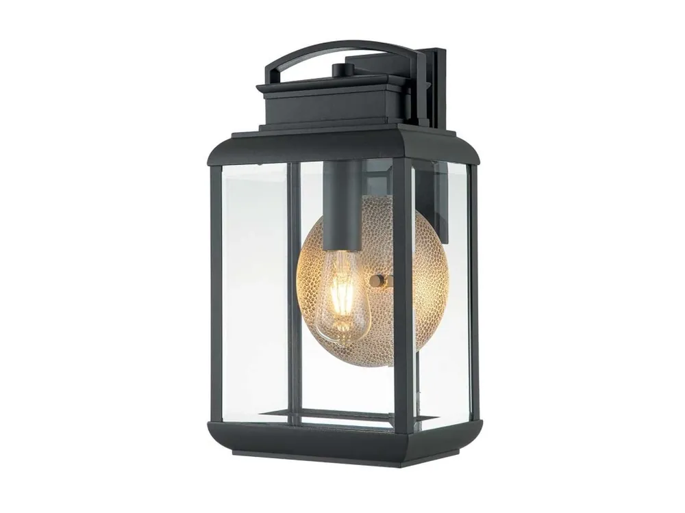 Nová Kolekce Venkovní nástěnná lampa Elstead BYRON L šedá barva IP44/1×E27/46 cm